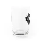 ゆるねこshopのお腹のでてる猫4 Water Glass :left