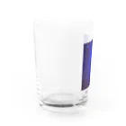 灯り窓の海の月 Water Glass :left