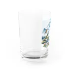 アミュペンのたくさんの美しい鳥たち Water Glass :left