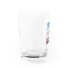 巫女スタぐらむの巫女姿のママ Water Glass :left