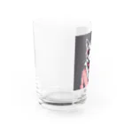 チャランコの部屋のダンディーねこさん Water Glass :left