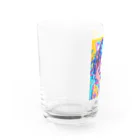 no_mi_Ke08のメガネの可愛い女の子のキャラクター Water Glass :left