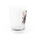 SETURAのサクラ&カラス Water Glass :left