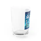 キャラクターズのキラキラ夜景飛行くん Water Glass :left