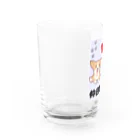 ニャンにゃんこ(kaji)の仲良しさん Water Glass :left