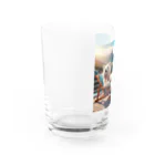 ソラノカナタのハワイを満喫するシロクマ Water Glass :left