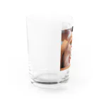 ねこちゃんが大好きなのです。のラブリーな猫ちゃん♪ Water Glass :left