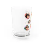 Mellow-SkyのSweets love girl〜ステッカーデザイン〜 Water Glass :left