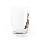 鼻ぺちゃ犬と和猫の和猫  Water Glass :left