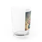 AI妖怪大図鑑の電波妖怪　バリ3兄弟 Water Glass :left