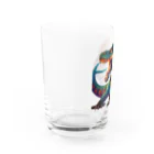 万事屋の鮮やかな色合いのコモドオオトカゲ Water Glass :left