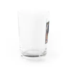 yab-AIの街の静寂 (Nocturnal Solitude) Water Glass :left