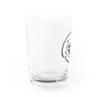 ペキニーズ好きによるペキニーズグッズ屋さんのニコニコペキニーズ（ロングホワイト) Water Glass :left