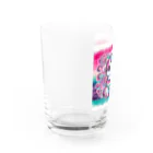 マヤーのキャットアイ Water Glass :left