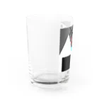 猫ねこネコ堂　SUZURI店のおにぎり Water Glass :left