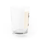 チワワのすももdear.moのチワワのおすわりできるもん Water Glass :left