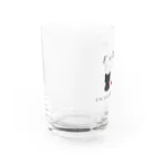yuko_suzukiのニュートンの万有引力の法則と猫 Water Glass :left
