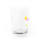 あすたんしょっぷのかわいいロゴふちなしver. Water Glass :left