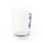 Saito Daichi【クリエイター】の『シビルミリタリーセルヴス』「チーム境」グッズ Water Glass :left