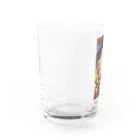 yamonokimotiの柱とランタンと青空 Water Glass :left