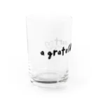 The Alburos & Co.のa grateful heart Water Glass :left