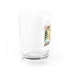 とら(=^ェ^=)ちゃちゃのとらまる Water Glass :left