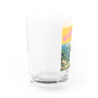 InkCraftsのかわいい猫 Water Glass :left