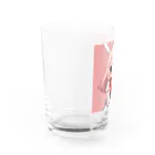 うさぎウサギのいちご大好き、うさみみチャコちゃん Water Glass :left