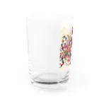 まんまるちゃんの薔薇とフルーツのSweetな香り Water Glass :left