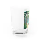 Paradise ExploreのPalm Breeze Bliss Water Glass :left