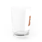 日常の困ったクマ Water Glass :left