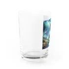 癒しの部屋の神秘的なハート Water Glass :left