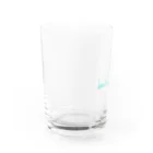 めいちゃんのLUNAロゴ Water Glass :left