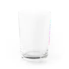 猫ねこネコ堂　SUZURI店の肋骨骨折中2-タテ Water Glass :left