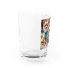 kilkoameaのかわいさ満点おさんぽチワワ兄弟 Water Glass :left