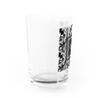 ROYAL PrincessのROYAL KINGダマスク柄BLACK Water Glass :left