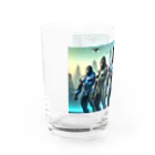 Animal_hero-457_AsukaYamamotoの未来のヒーローに変身したゴリラ Water Glass :left