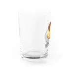 mocaの昔ながらの手づくりプリン Water Glass :left