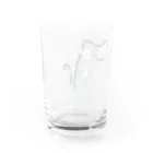 すPのお水飲んどこうかなってなるすぴねこグラス Water Glass :left