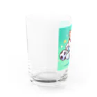 statham2865のシュートをする猫 Water Glass :left