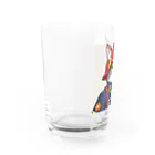 Shellの働く猫：消防士 Water Glass :left