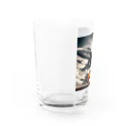 HECreaterの戦闘機と武士 Water Glass :left