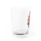 シロクマペンギンの【俳句シリーズ】ガチムチ背中の漢道 Water Glass :left