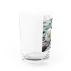 リキ製作所のアザラシのこの表情ｗ Water Glass :left