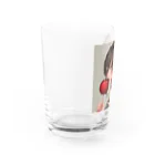 AQUAMETAVERSEのリンゴ飴娘　Tomoe bb 2712 Water Glass :left