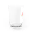 ねねのぱれすちな　スイカ　短歌 Water Glass :left