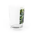 sunday_sataurday_freedayの熱心なゴリラ Water Glass :left