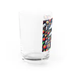 ninja-x6laz0smwikSのごちゃごちゃトマト Water Glass :left