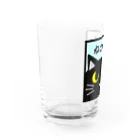 雑貨屋kerori(ザッカヤケロリ）のねこがすき（くろねこ） Water Glass :left