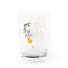 MIdesignの花と猫 Water Glass :left